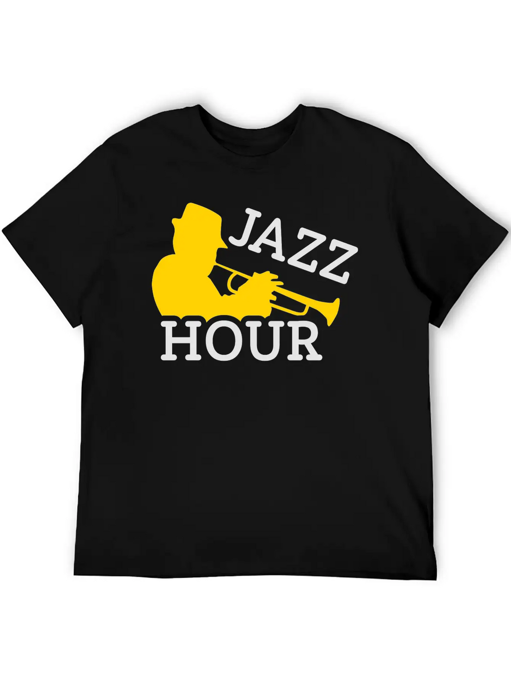 Jazz Trumpet Player Unisex Casual T-Shirt – Clean Design For Daily Comfort