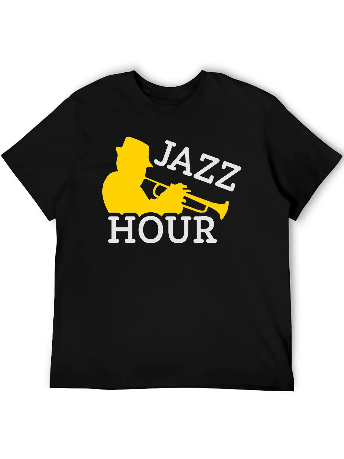 Jazz Trumpet Player Unisex Casual T-Shirt – Clean Design For Daily Comfort