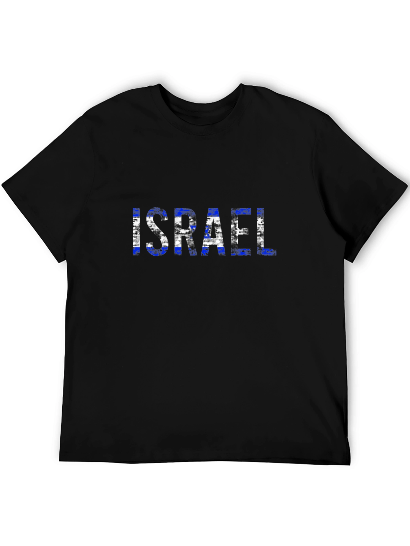 Israel Flag T-Shirt - Distressed Print
