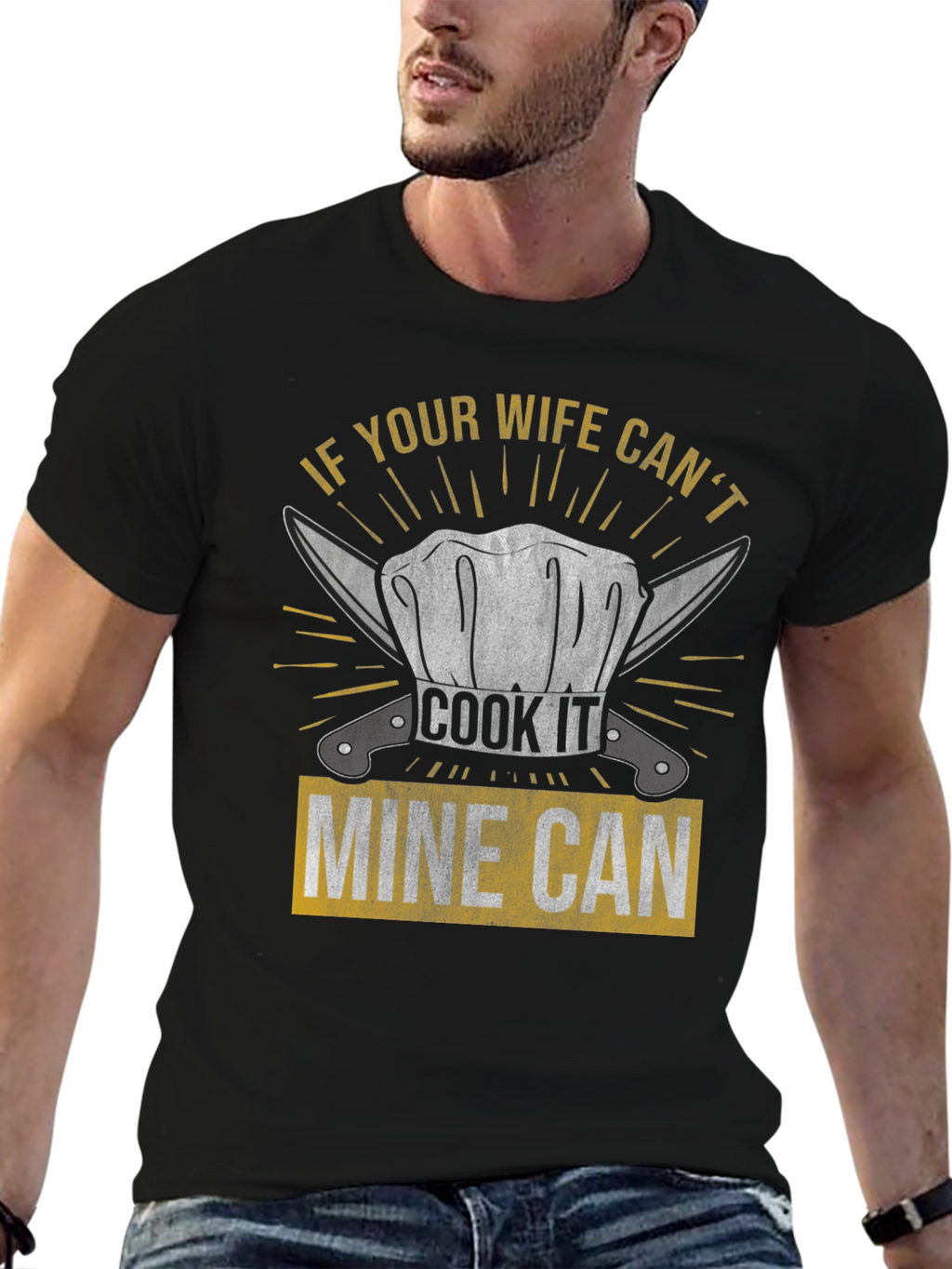 Funny Chef Wife T-Shirt - Mine Can Cook It!