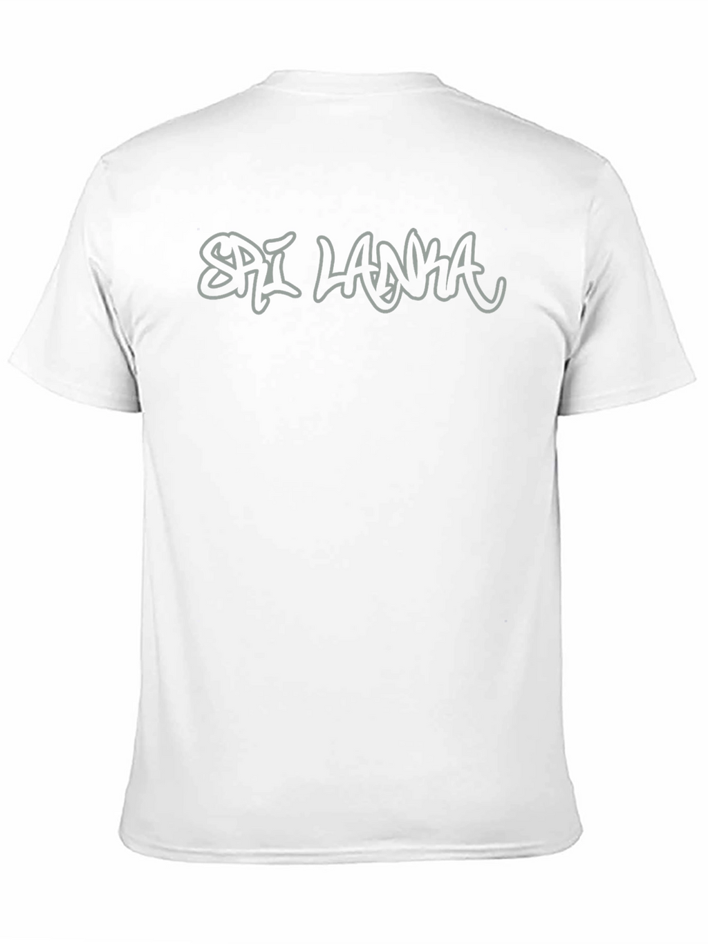 Sri Lanka Graphic Print Black T-Shirt