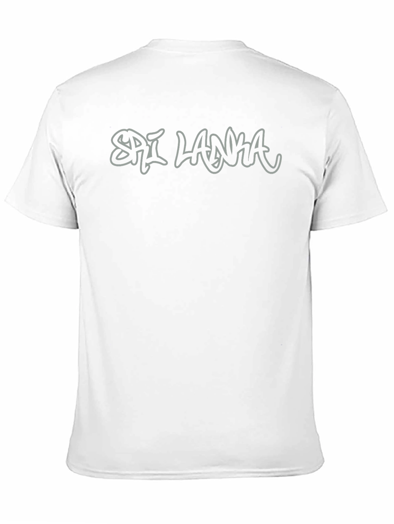 Sri Lanka Graphic Print Black T-Shirt