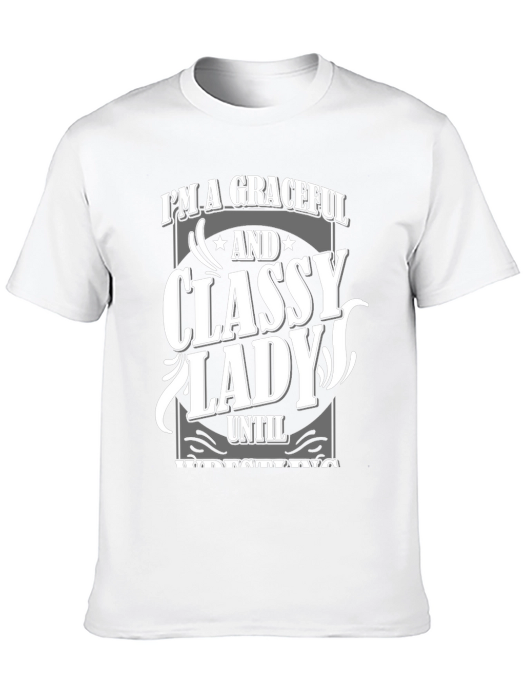 Graceful Classy Lady Graphic T-Shirt