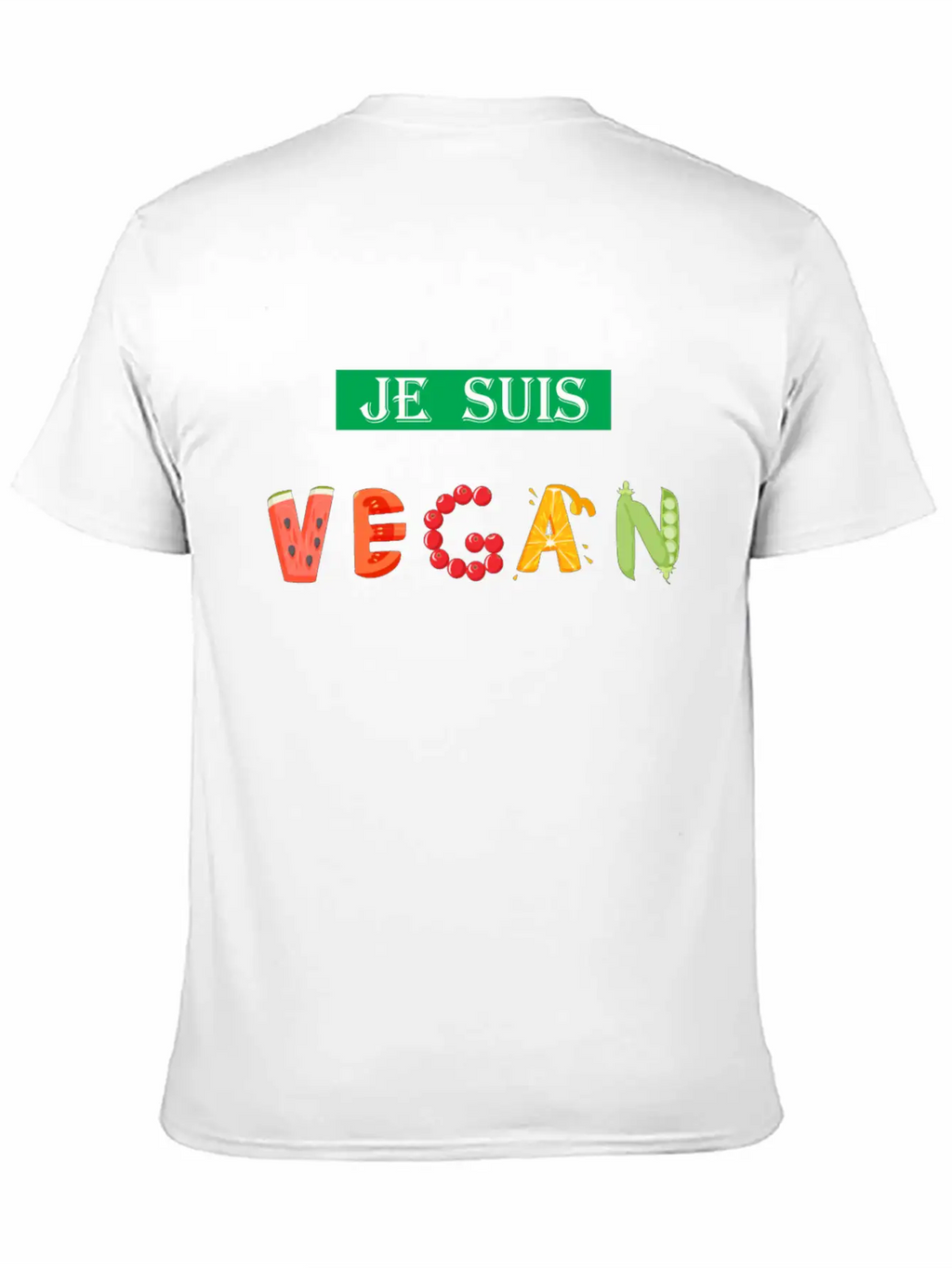 JE SUIS VEGAN, VEGAN GIFT, FRENCH VEGAN, I'M VEGAN Stylish Everyday T-Shirt – Unisex Basic Cotton Tee