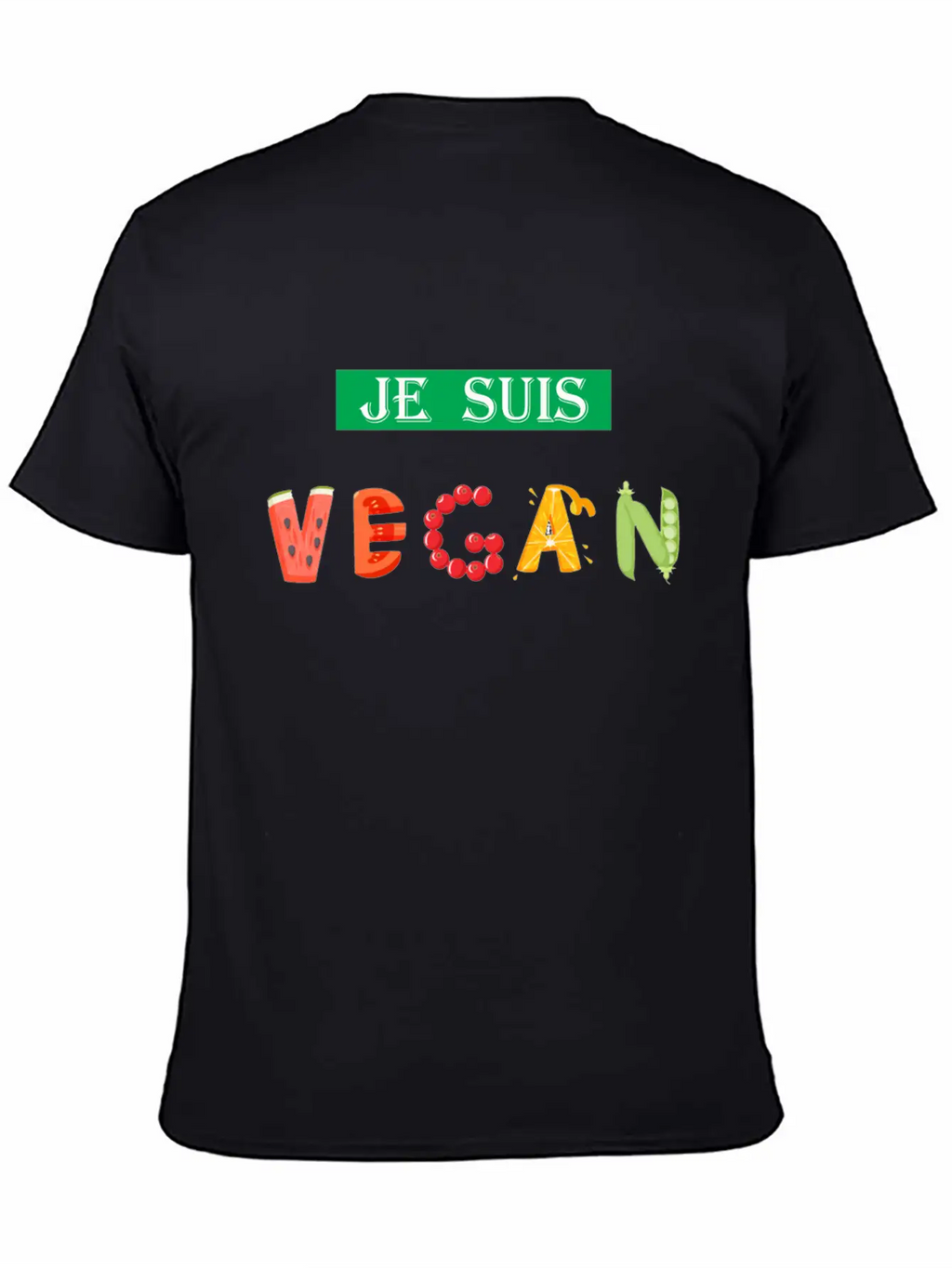 JE SUIS VEGAN, VEGAN GIFT, FRENCH VEGAN, I'M VEGAN Stylish Everyday T-Shirt – Unisex Basic Cotton Tee
