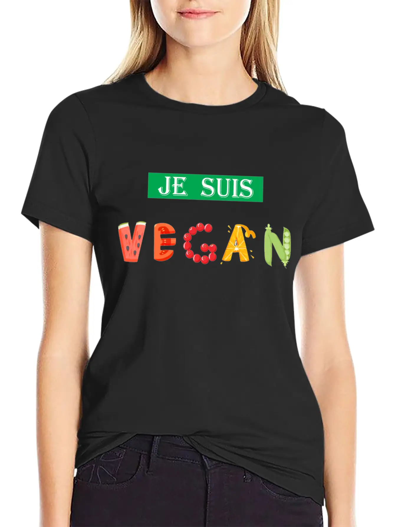 JE SUIS VEGAN, VEGAN GIFT, FRENCH VEGAN, I'M VEGAN Stylish Everyday T-Shirt – Unisex Basic Cotton Tee