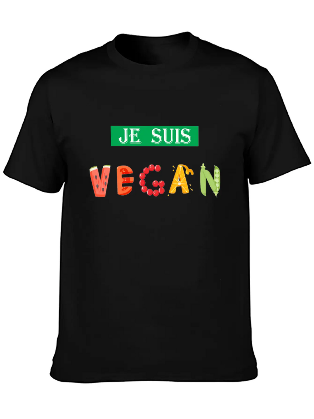 JE SUIS VEGAN, VEGAN GIFT, FRENCH VEGAN, I'M VEGAN Stylish Everyday T-Shirt – Unisex Basic Cotton Tee