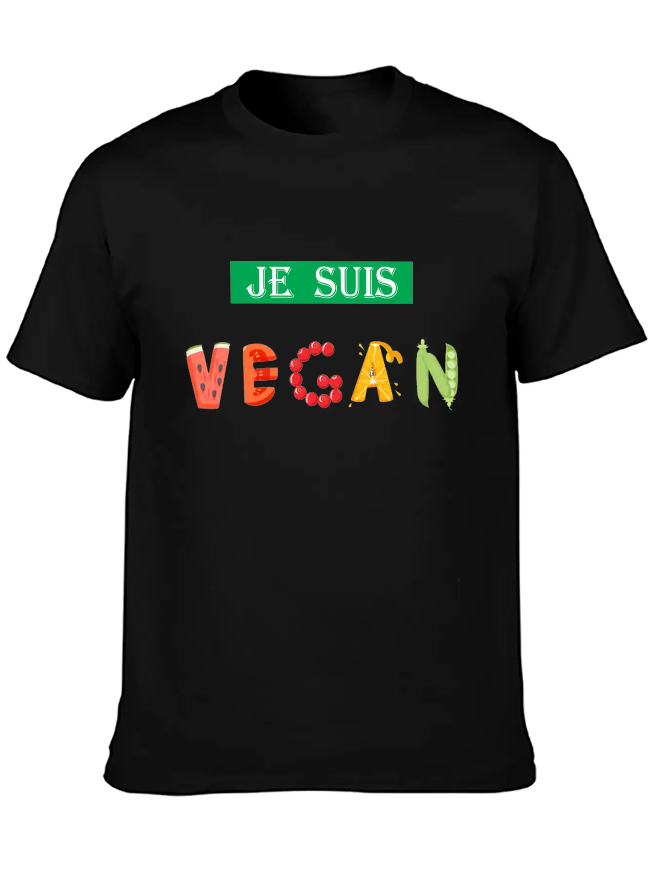 JE SUIS VEGAN, VEGAN GIFT, FRENCH VEGAN, I'M VEGAN Stylish Everyday T-Shirt – Unisex Basic Cotton Tee