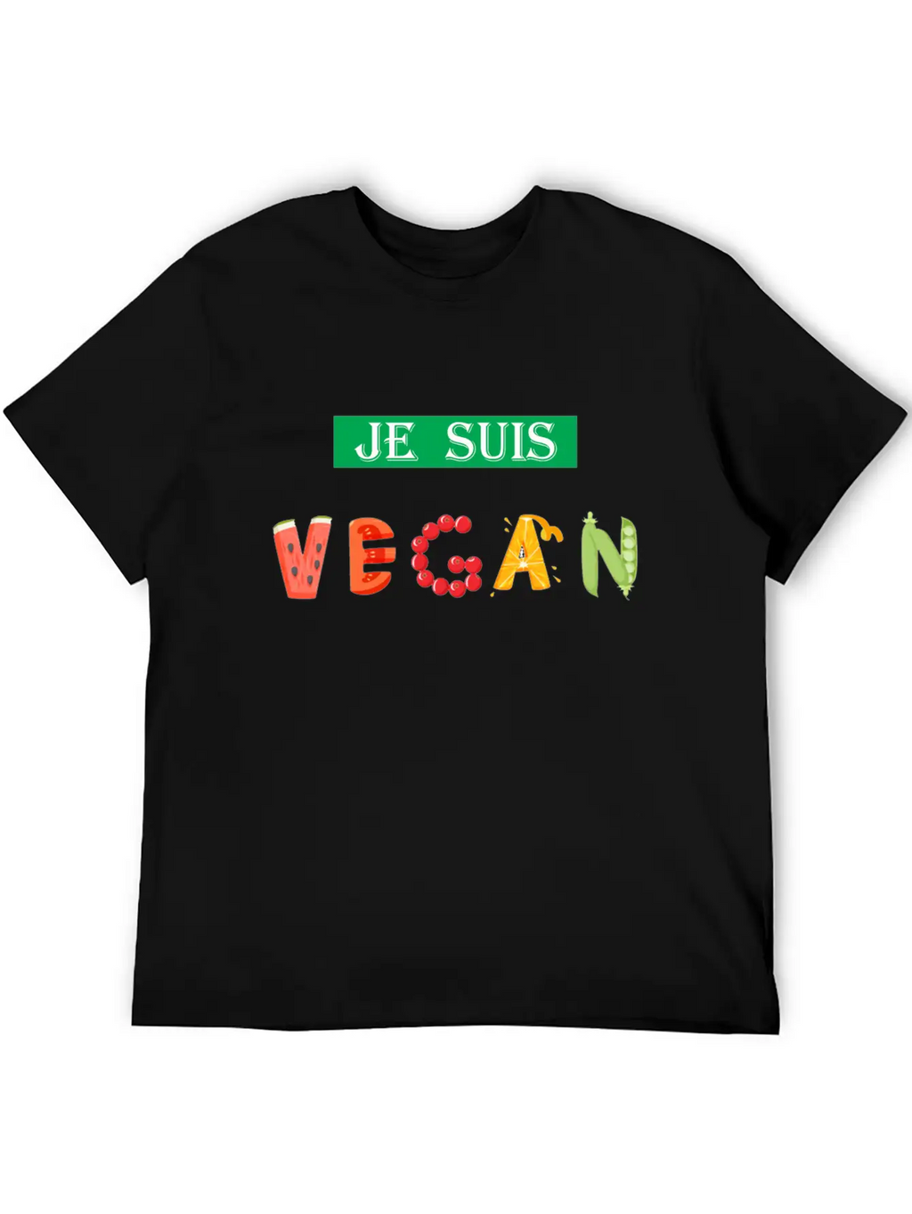 JE SUIS VEGAN, VEGAN GIFT, FRENCH VEGAN, I'M VEGAN Stylish Everyday T-Shirt – Unisex Basic Cotton Tee