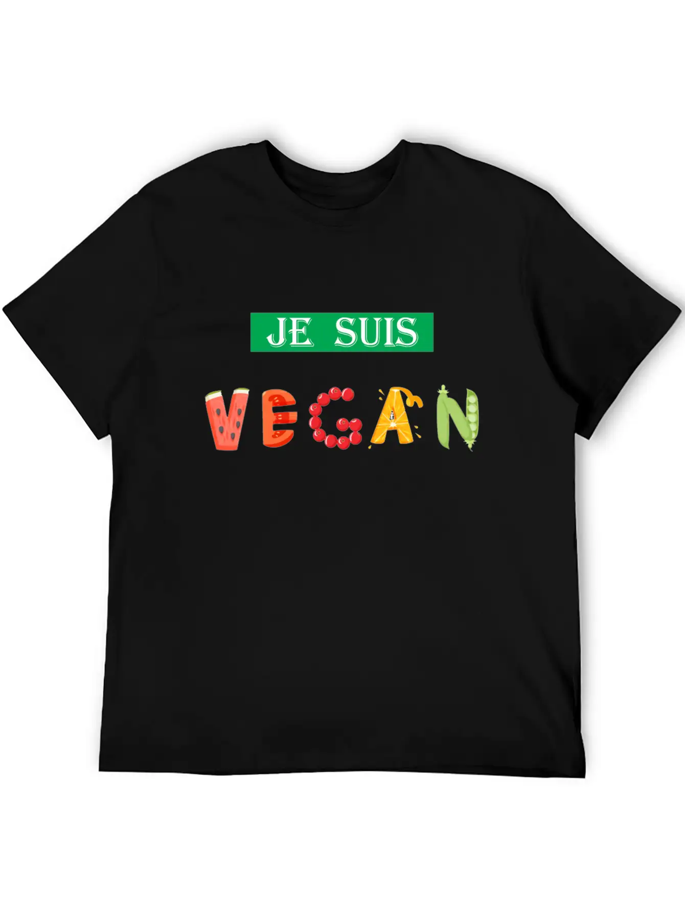 JE SUIS VEGAN, VEGAN GIFT, FRENCH VEGAN, I'M VEGAN Stylish Everyday T-Shirt – Unisex Basic Cotton Tee