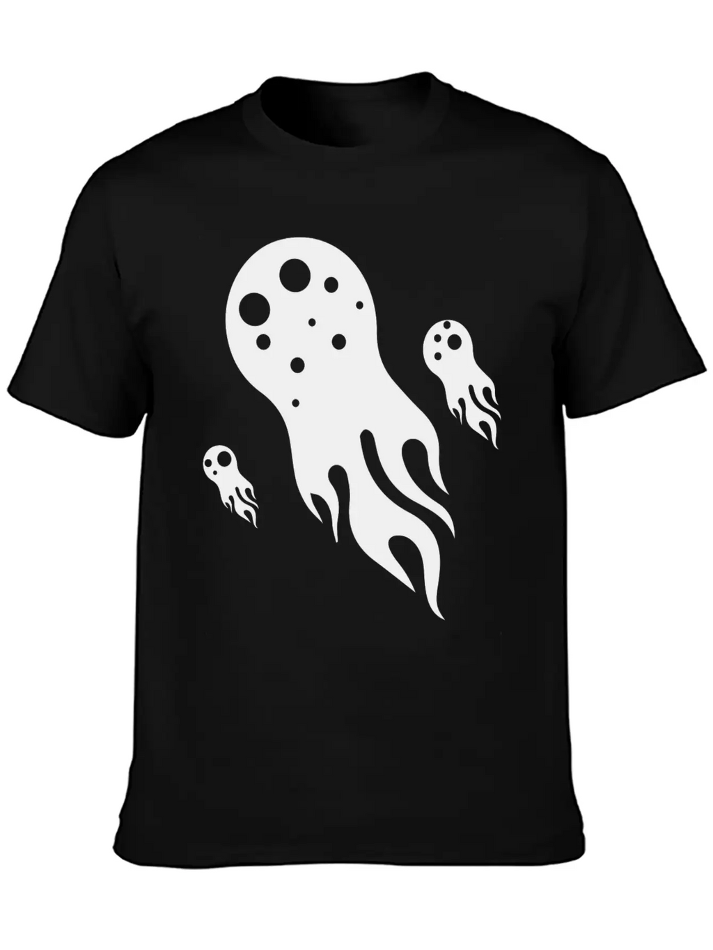 Jellyfish Comet Water Marine Animals Basic Graphic T-Shirt – Daily Comfort In Soft Cotton