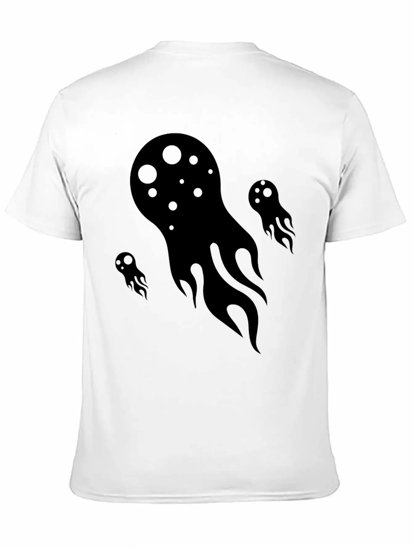 Jellyfish Comet Water Marine Animals Basic Graphic T-Shirt – Daily Comfort In Soft Cotton