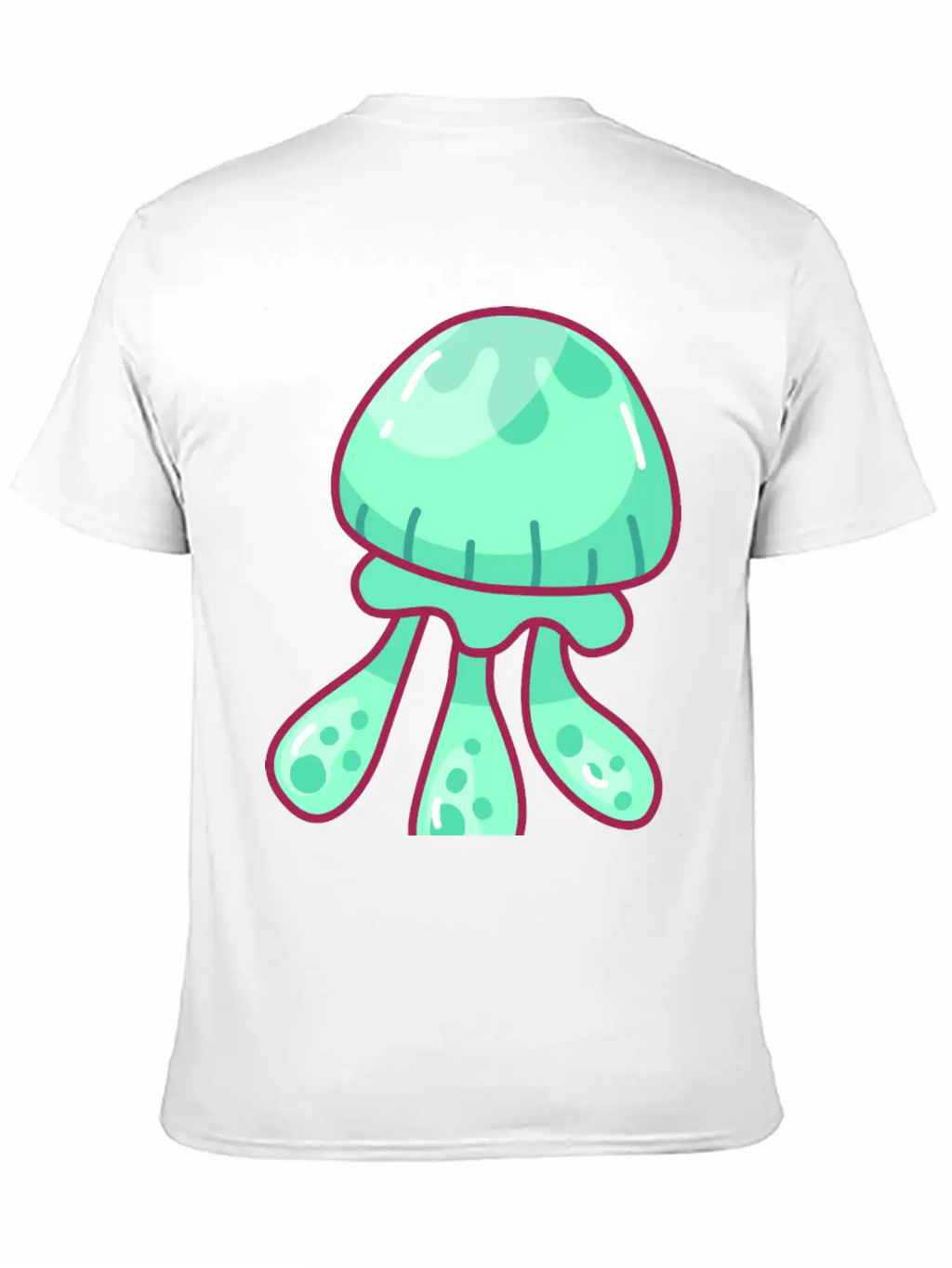 Jellyfish Hand Drawn Essential Cotton Tee For Daily Outfits – Unisex Style