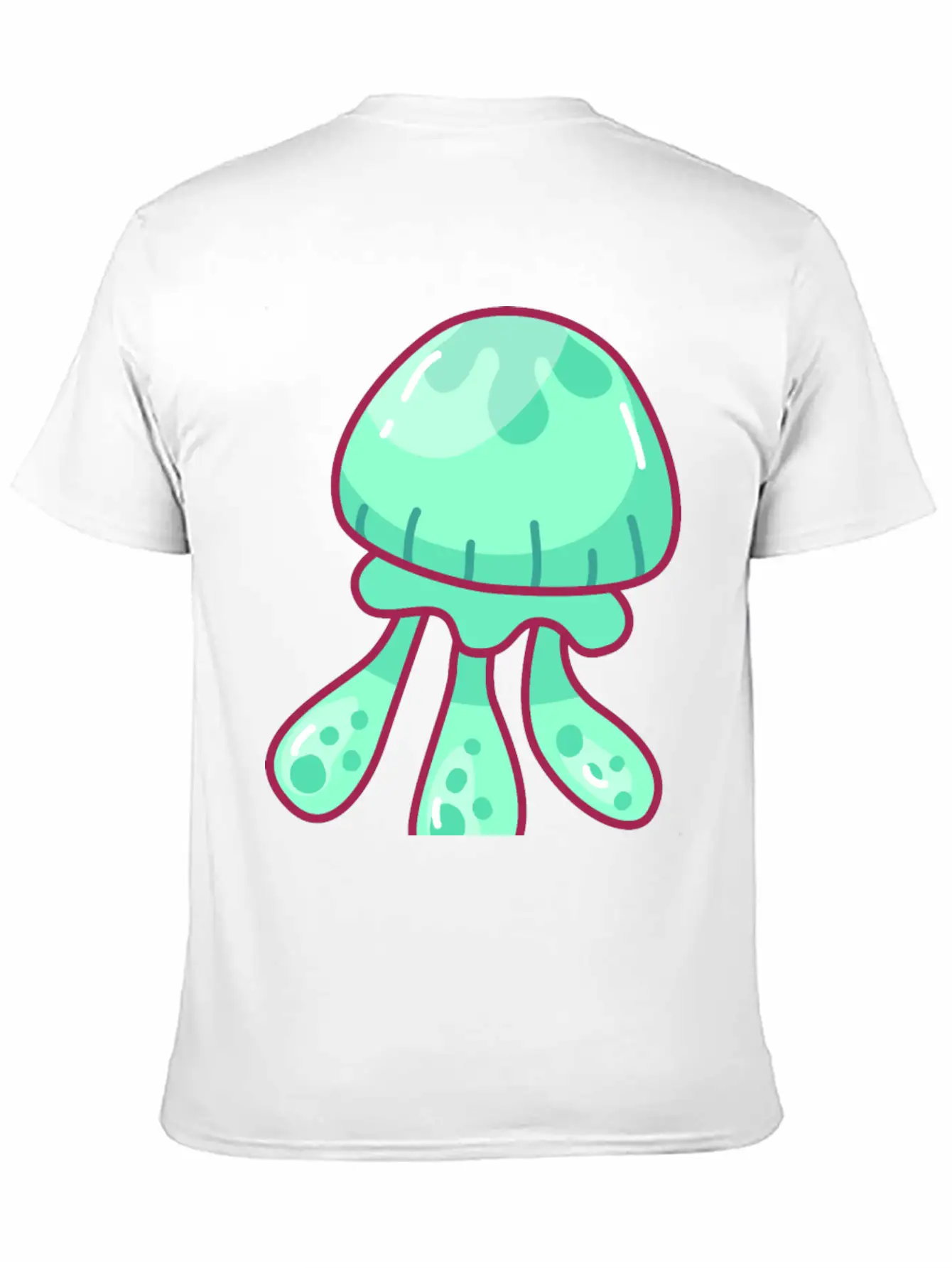 Jellyfish Hand Drawn Essential Cotton Tee For Daily Outfits – Unisex Style