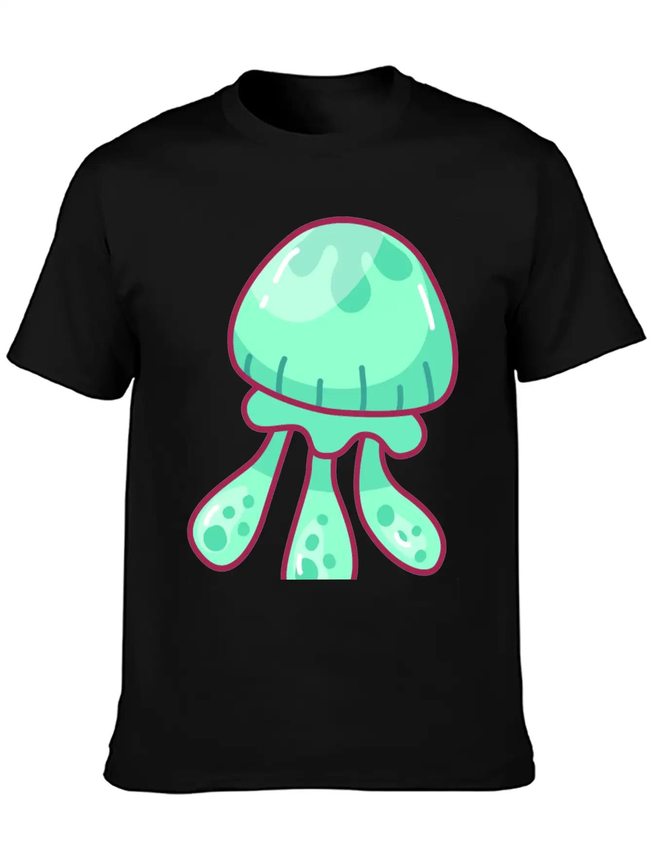 Jellyfish Hand Drawn Essential Cotton Tee For Daily Outfits – Unisex Style
