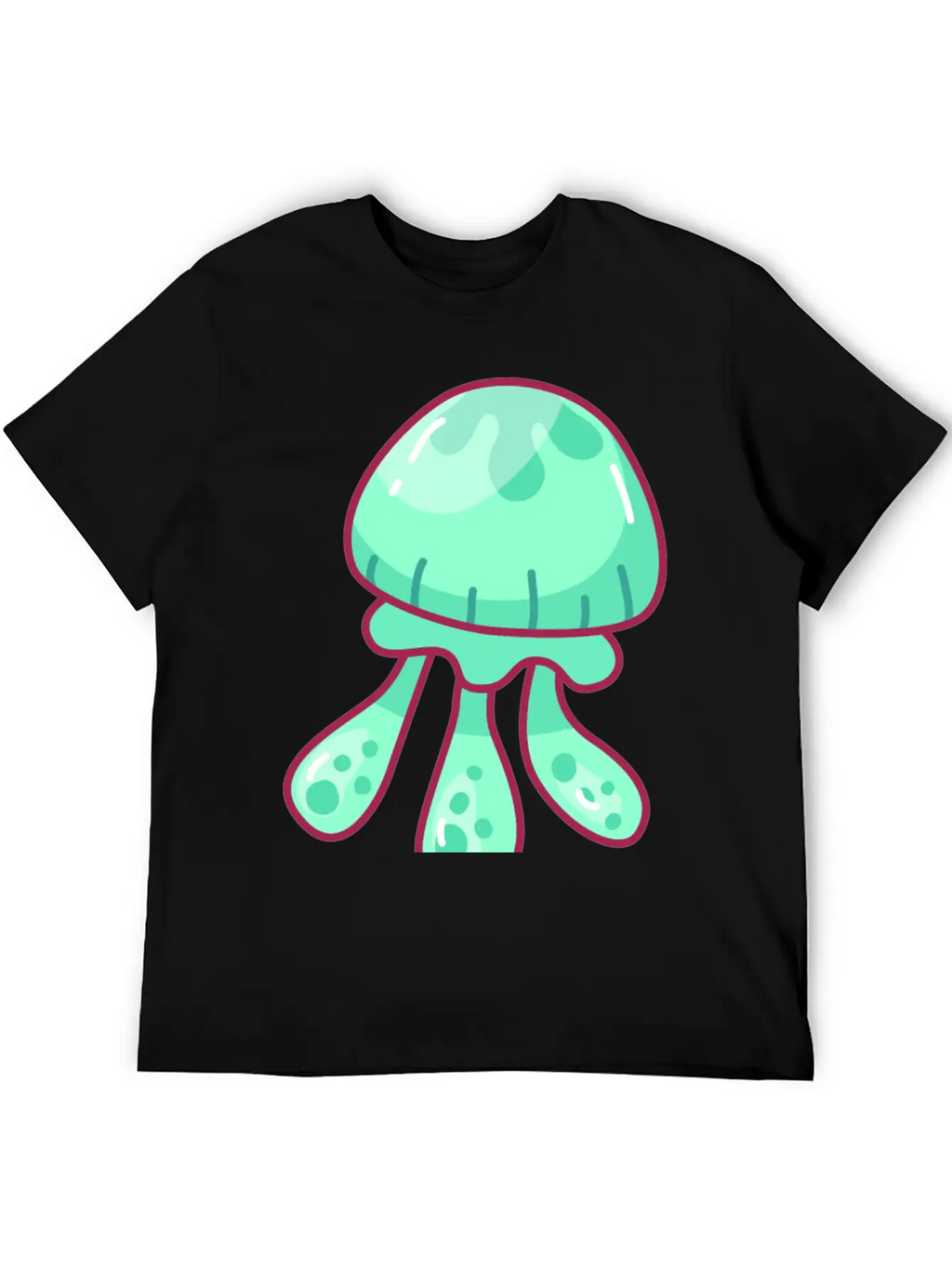 Jellyfish Hand Drawn Essential Cotton Tee For Daily Outfits – Unisex Style