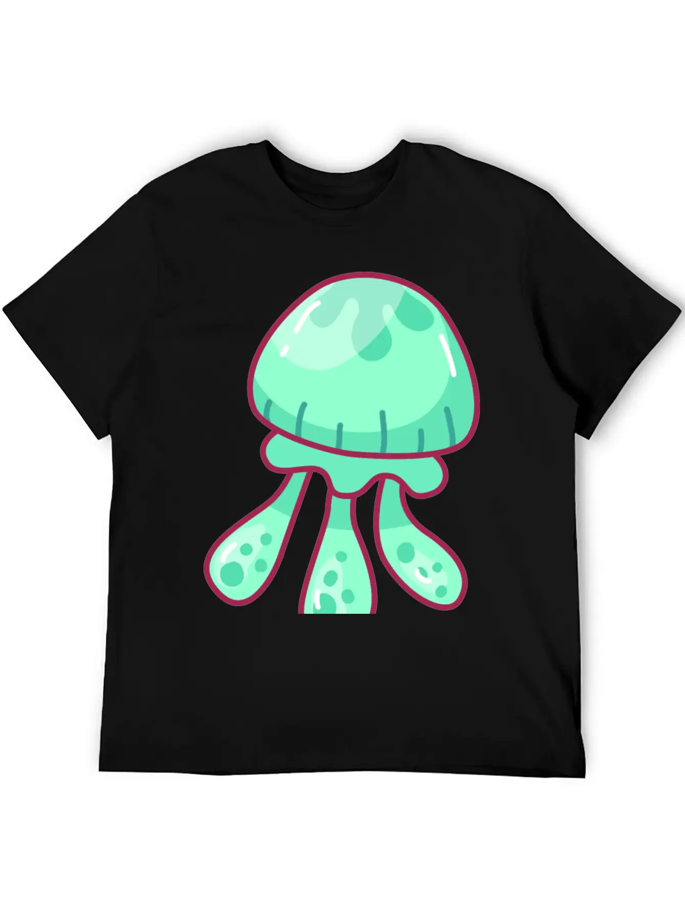 Jellyfish Hand Drawn Essential Cotton Tee For Daily Outfits – Unisex Style