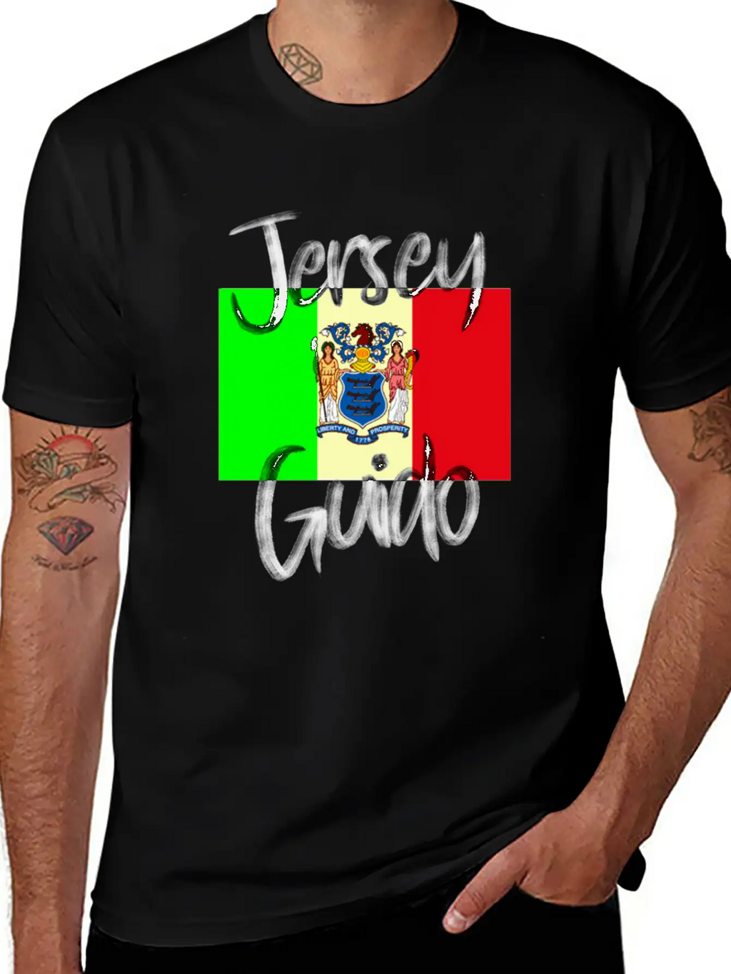 Jersey GuidoProud Italalian Team Italian USAFamily Timeless Short Sleeve Tee – Comfy And Minimalist Design