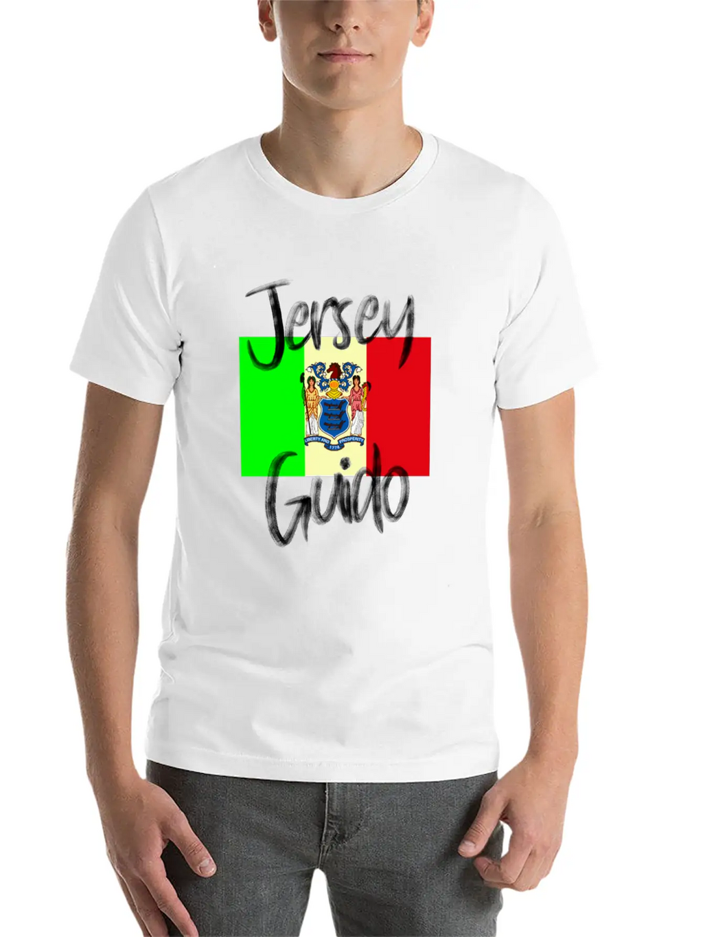 Jersey GuidoProud Italalian Team Italian USAFamily Timeless Short Sleeve Tee – Comfy And Minimalist Design