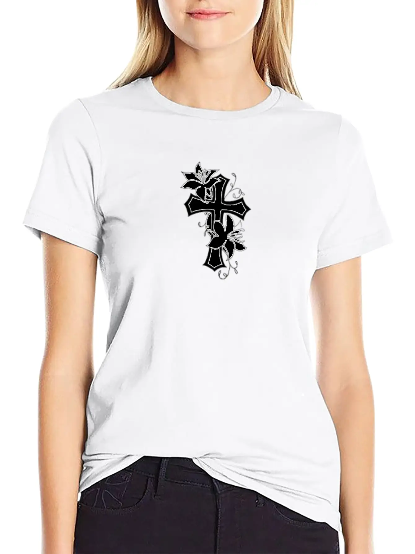 Jesus Christ Cross Classic Cotton Tee – Unisex Comfort For Any Season