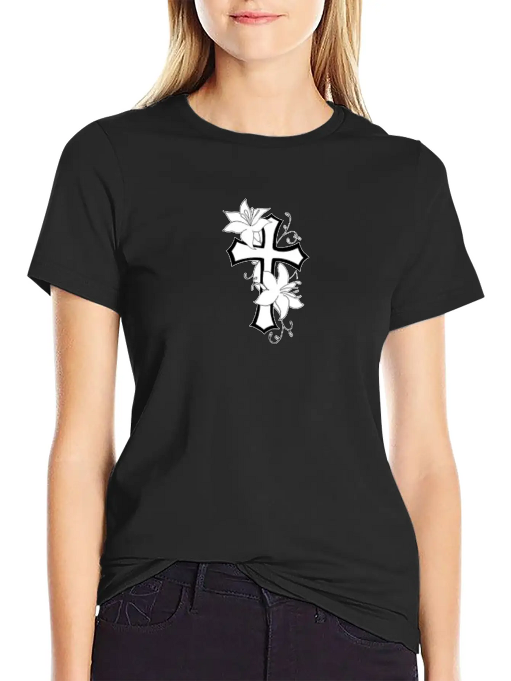 Jesus Christ Cross Classic Cotton Tee – Unisex Comfort For Any Season