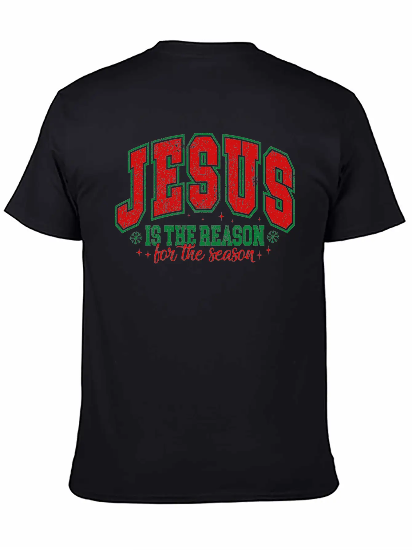 Jesus Is The Reason For The Season Essential Cotton Tee For Daily Outfits – Unisex Style