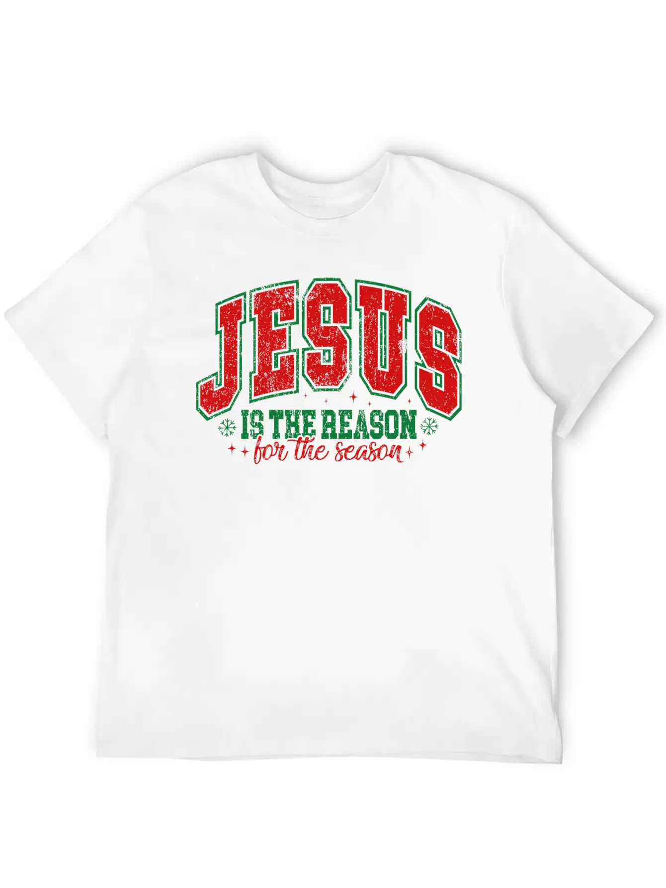 Jesus Is The Reason For The Season Essential Cotton Tee For Daily Outfits – Unisex Style