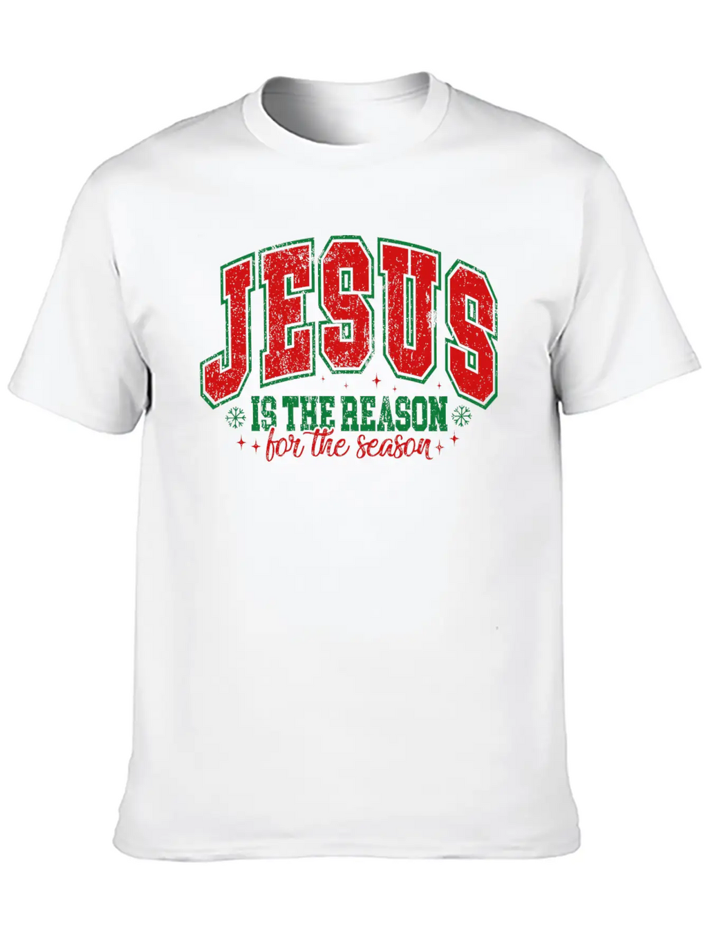 Jesus Is The Reason For The Season Essential Cotton Tee For Daily Outfits – Unisex Style