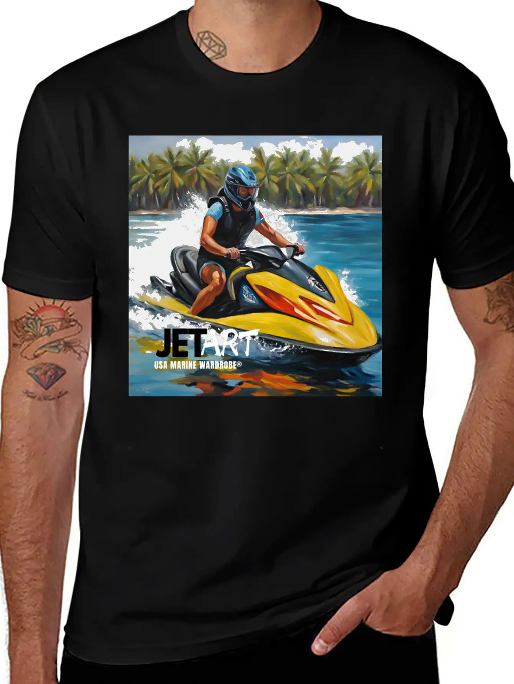 JET ART Essential Cotton Tee For Daily Outfits – Unisex Style
