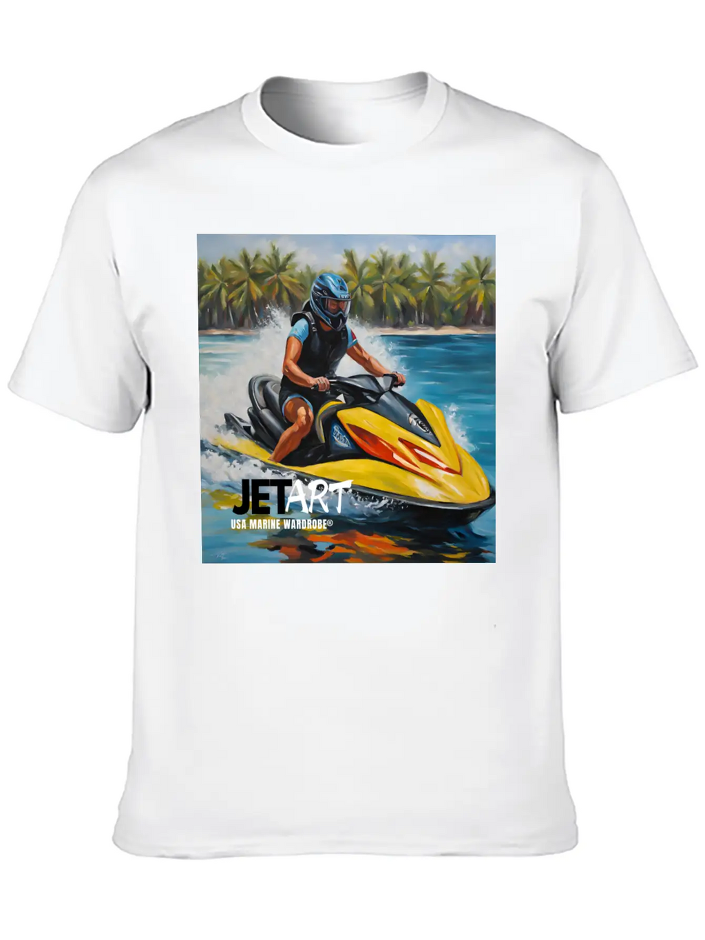 JET ART Essential Cotton Tee For Daily Outfits – Unisex Style