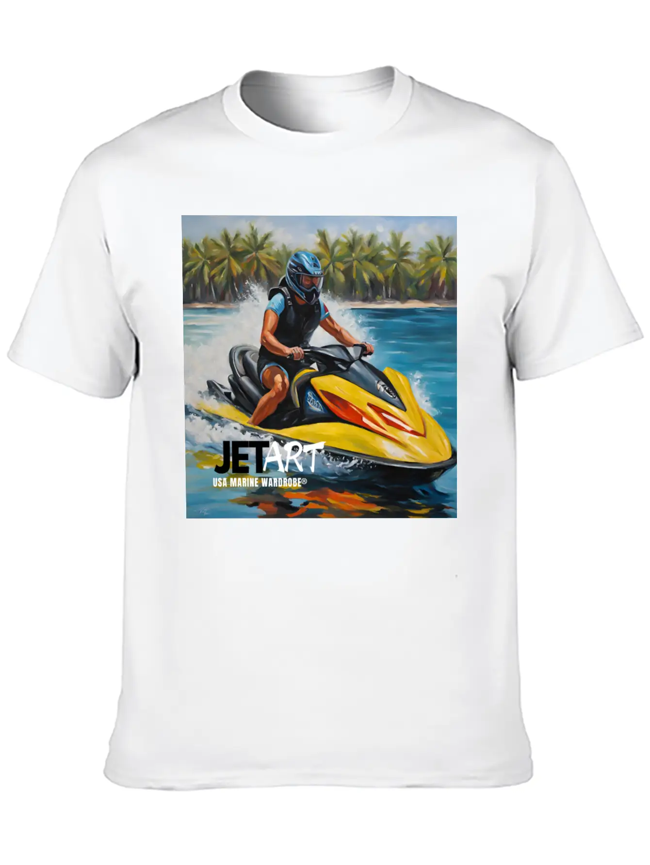 JET ART Essential Cotton Tee For Daily Outfits – Unisex Style