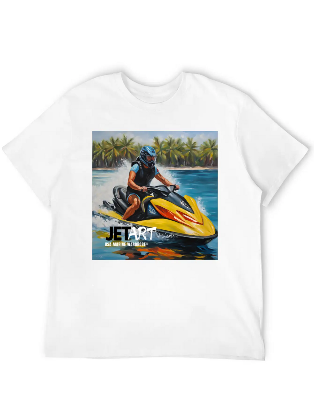 JET ART Essential Cotton Tee For Daily Outfits – Unisex Style
