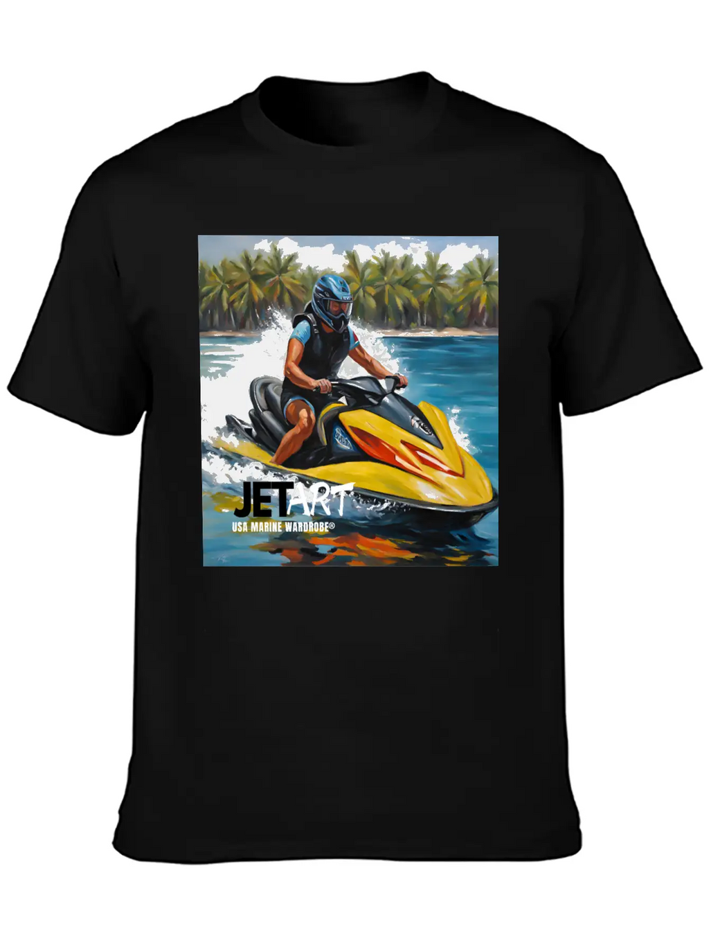 JET ART Essential Cotton Tee For Daily Outfits – Unisex Style