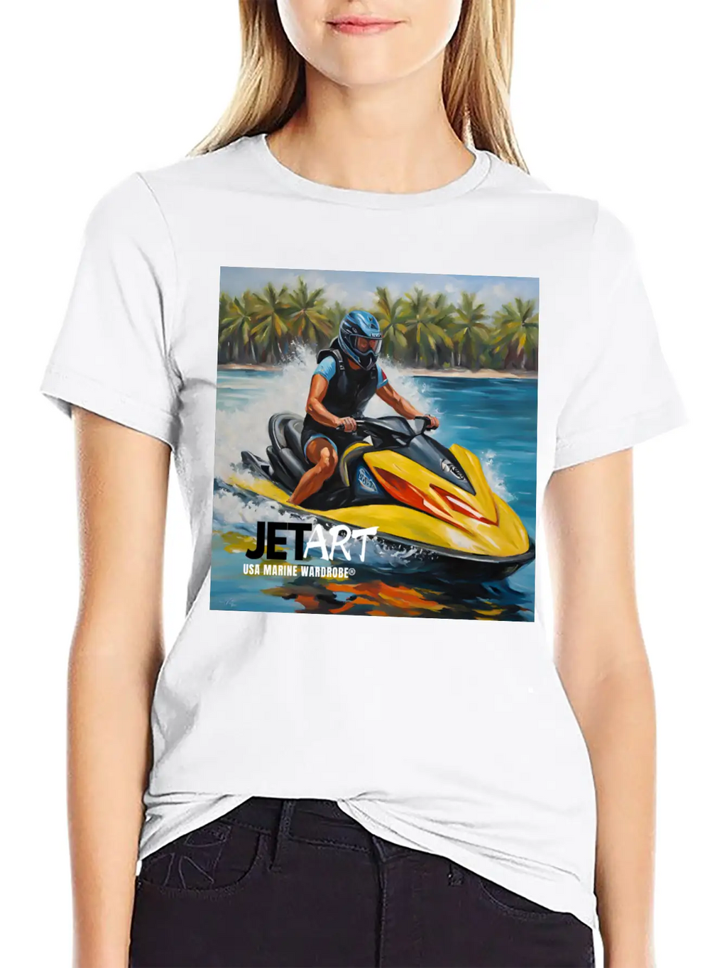 JET ART Essential Cotton Tee For Daily Outfits – Unisex Style
