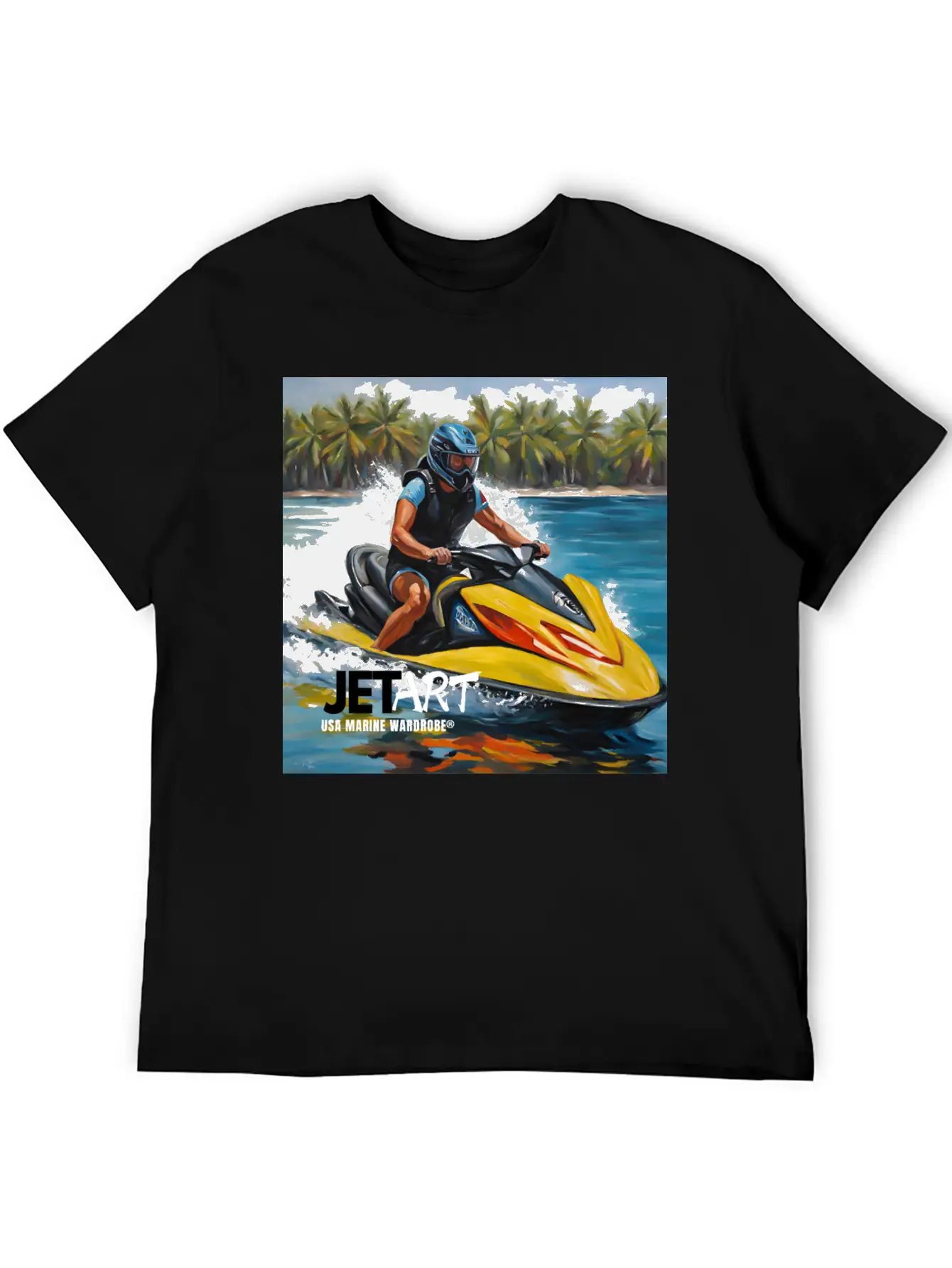 JET ART Essential Cotton Tee For Daily Outfits – Unisex Style
