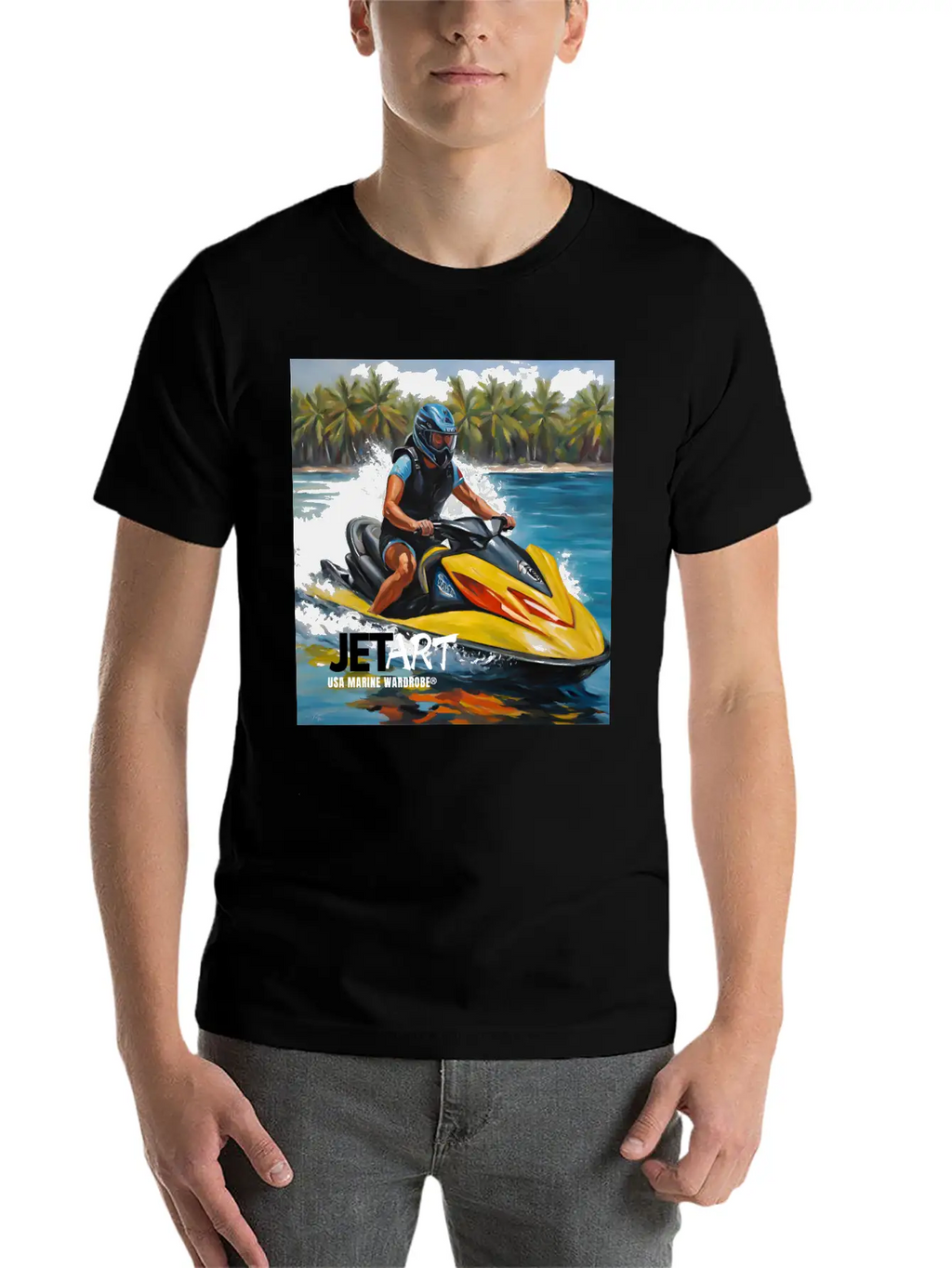 JET ART Essential Cotton Tee For Daily Outfits – Unisex Style