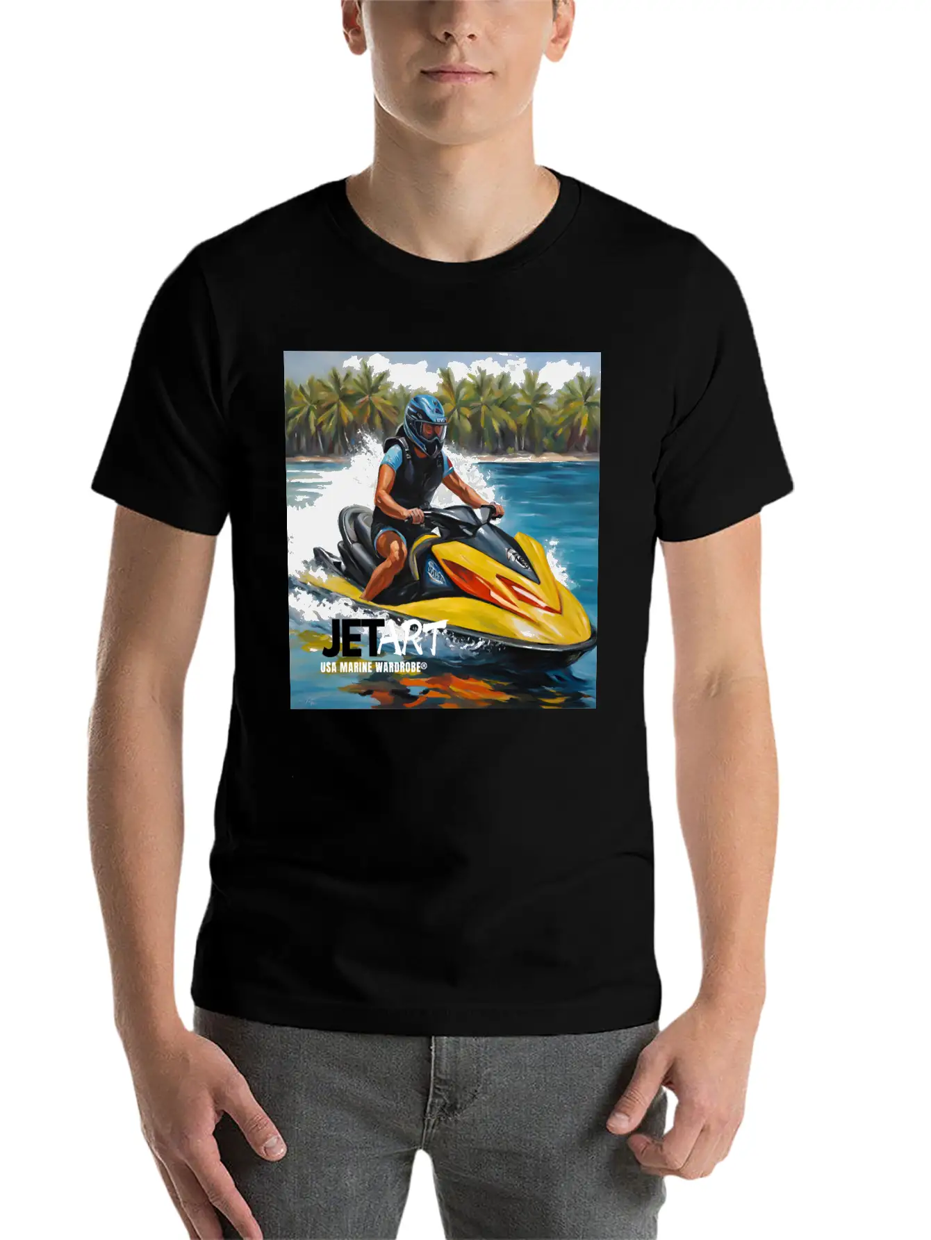 JET ART Essential Cotton Tee For Daily Outfits – Unisex Style