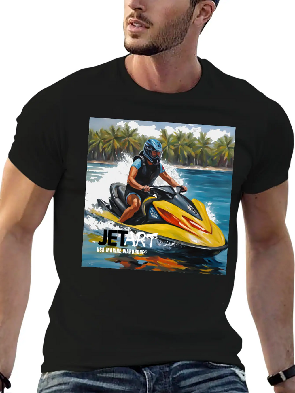 JET ART Essential Cotton Tee For Daily Outfits – Unisex Style