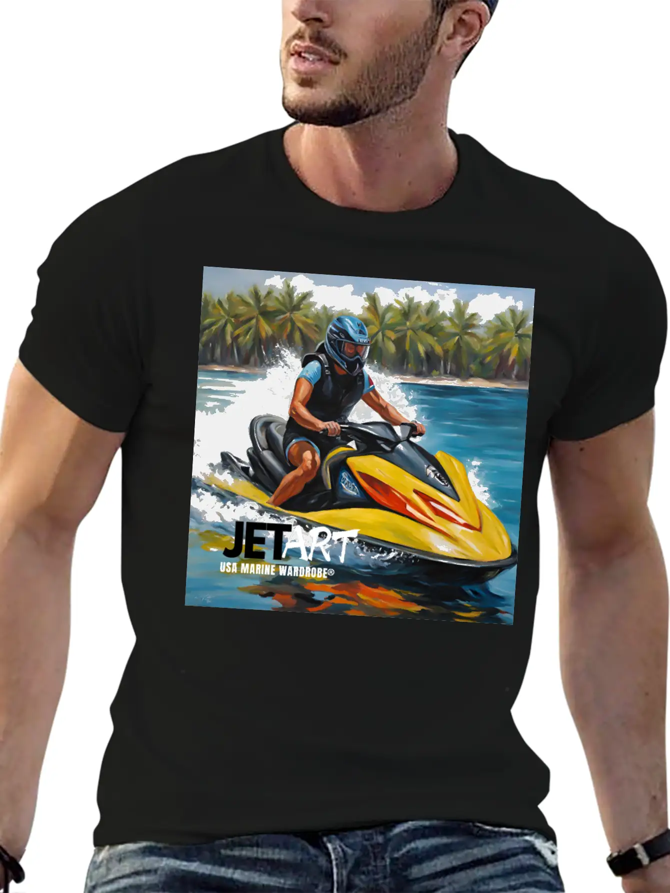 JET ART Essential Cotton Tee For Daily Outfits – Unisex Style