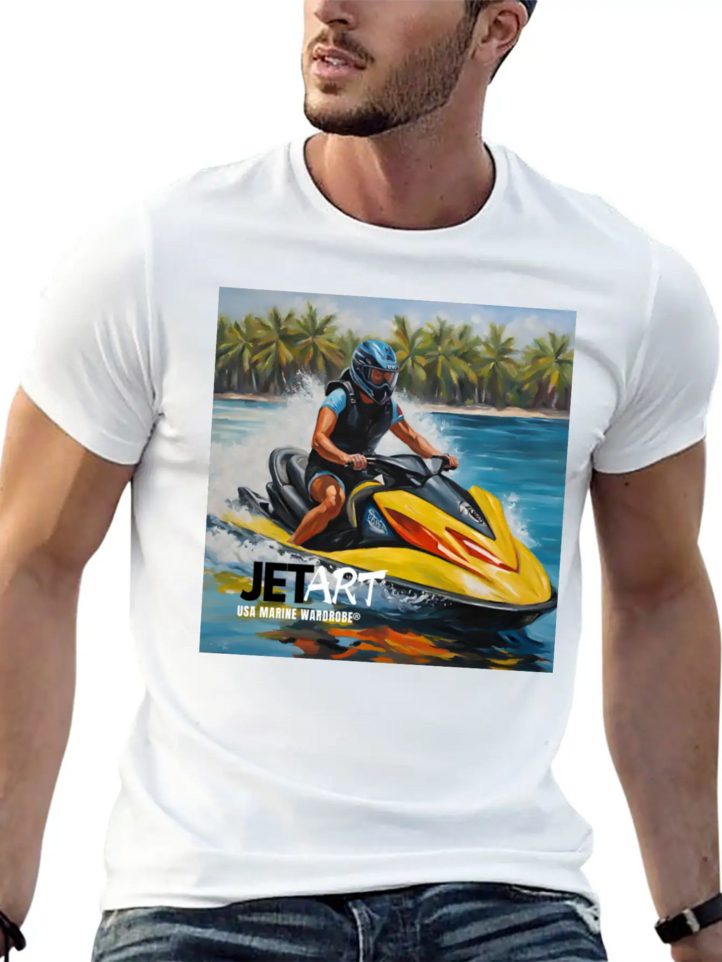 JET ART Essential Cotton Tee For Daily Outfits – Unisex Style