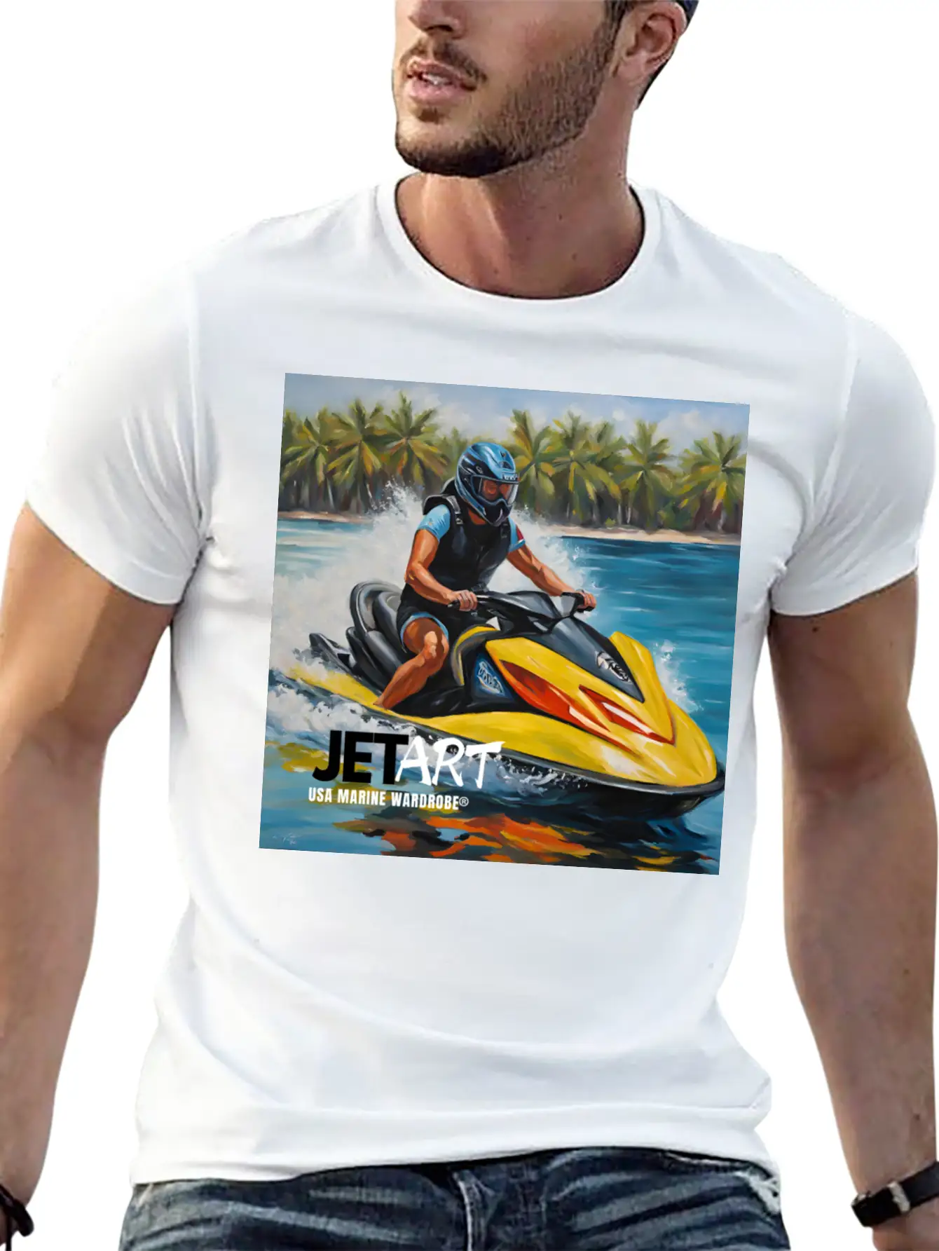 JET ART Essential Cotton Tee For Daily Outfits – Unisex Style