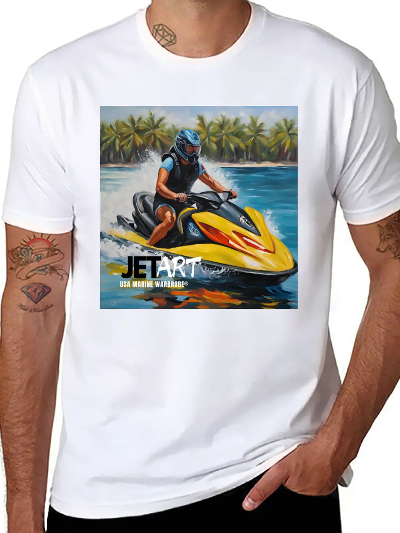 JET ART Essential Cotton Tee For Daily Outfits – Unisex Style