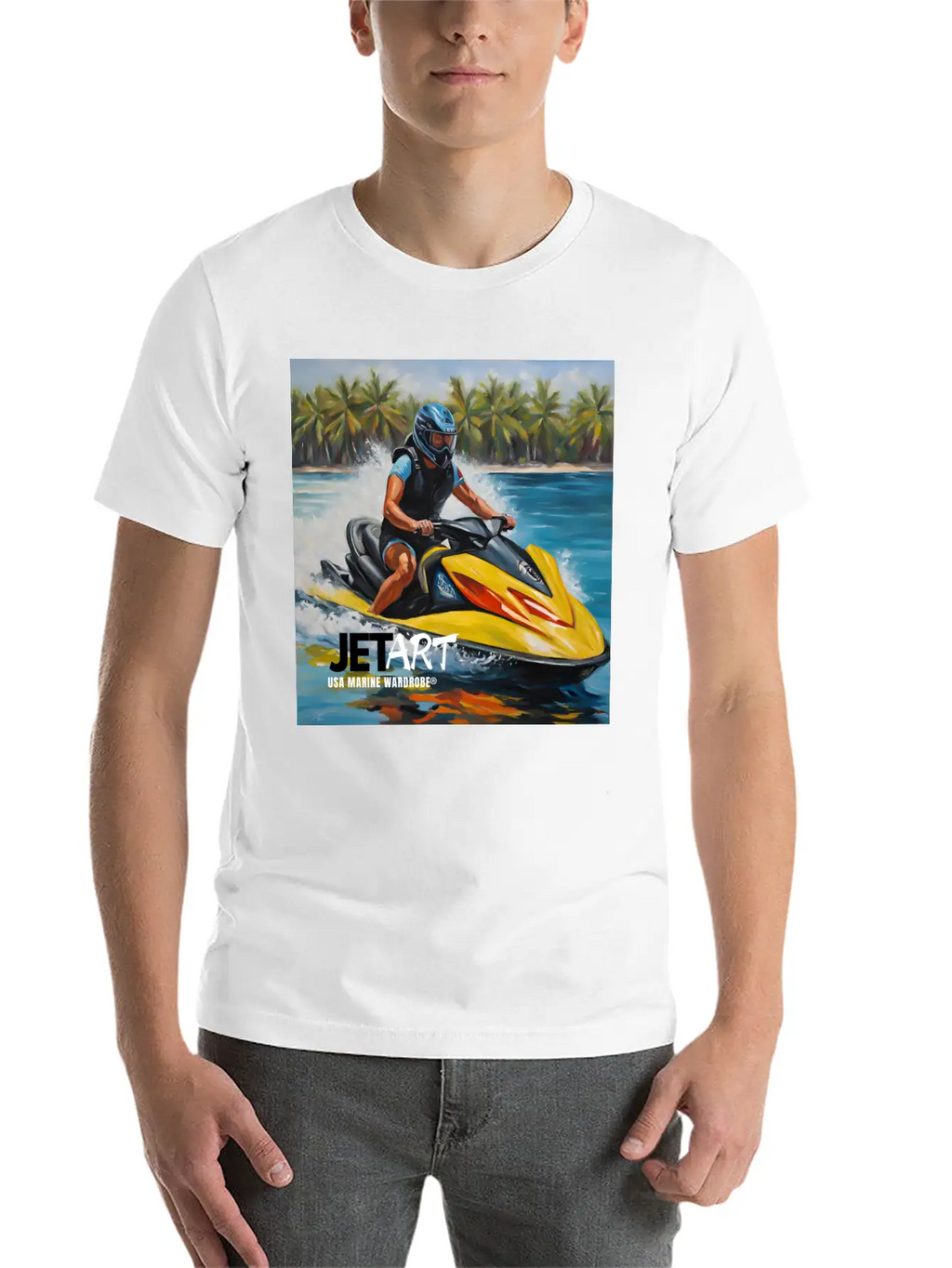 JET ART Essential Cotton Tee For Daily Outfits – Unisex Style
