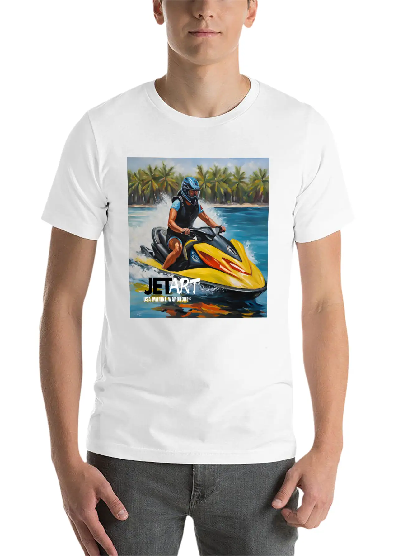 JET ART Essential Cotton Tee For Daily Outfits – Unisex Style