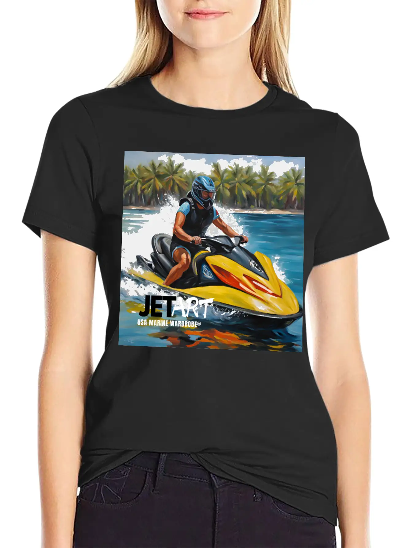 JET ART Essential Cotton Tee For Daily Outfits – Unisex Style