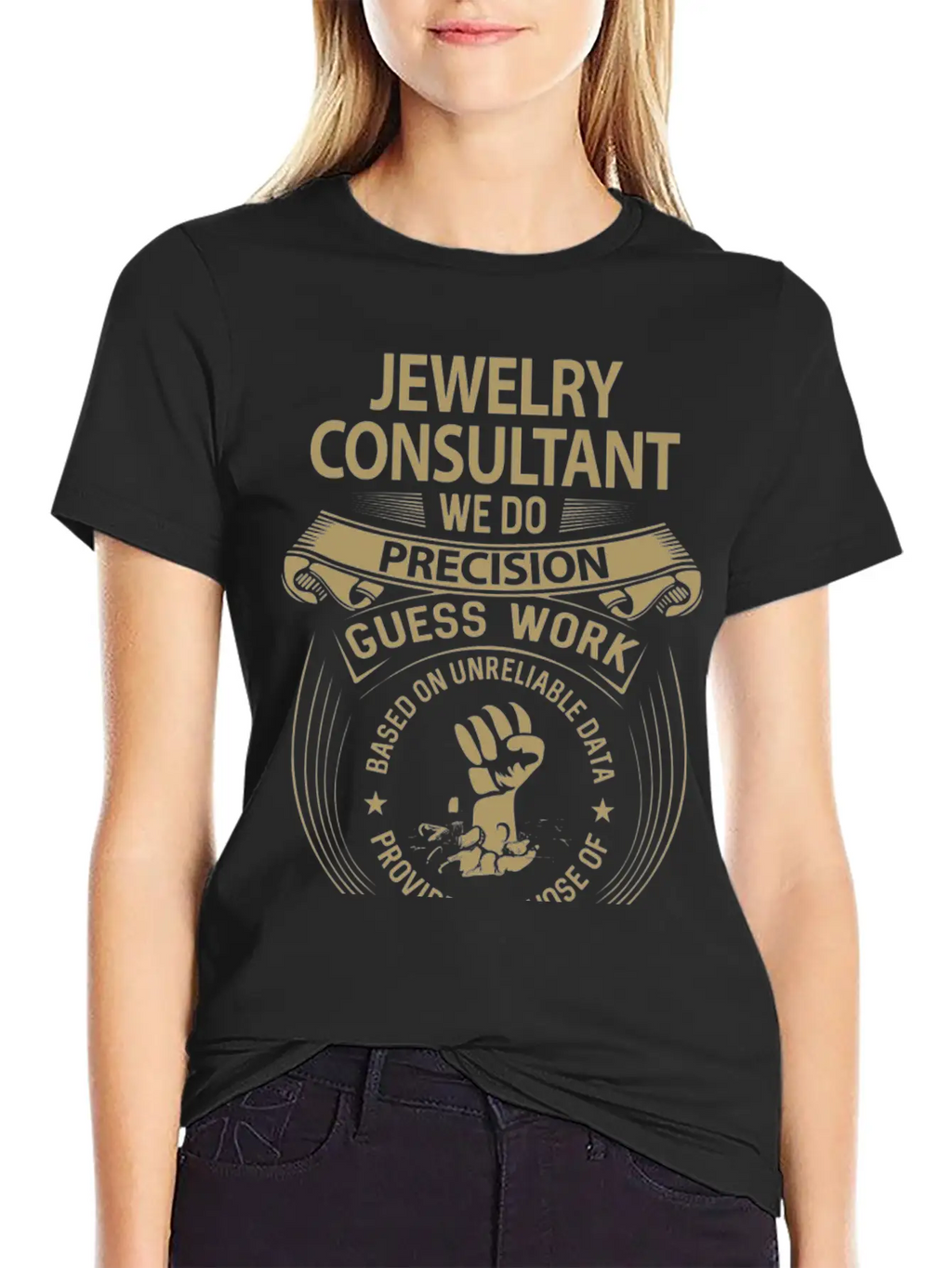 Jewelry Consultant T Shirt - We Do Precision Gift Breathable Soft Cotton T-Shirt – Timeless Casual Look