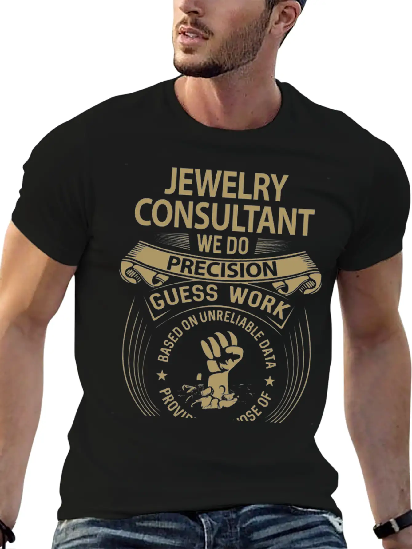 Jewelry Consultant T Shirt - We Do Precision Gift Breathable Soft Cotton T-Shirt – Timeless Casual Look