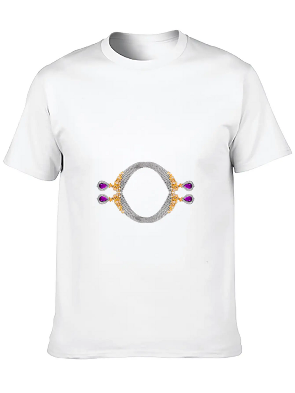 Jewelry Fashion Classic Cotton Tee – Unisex Comfort For Any Season