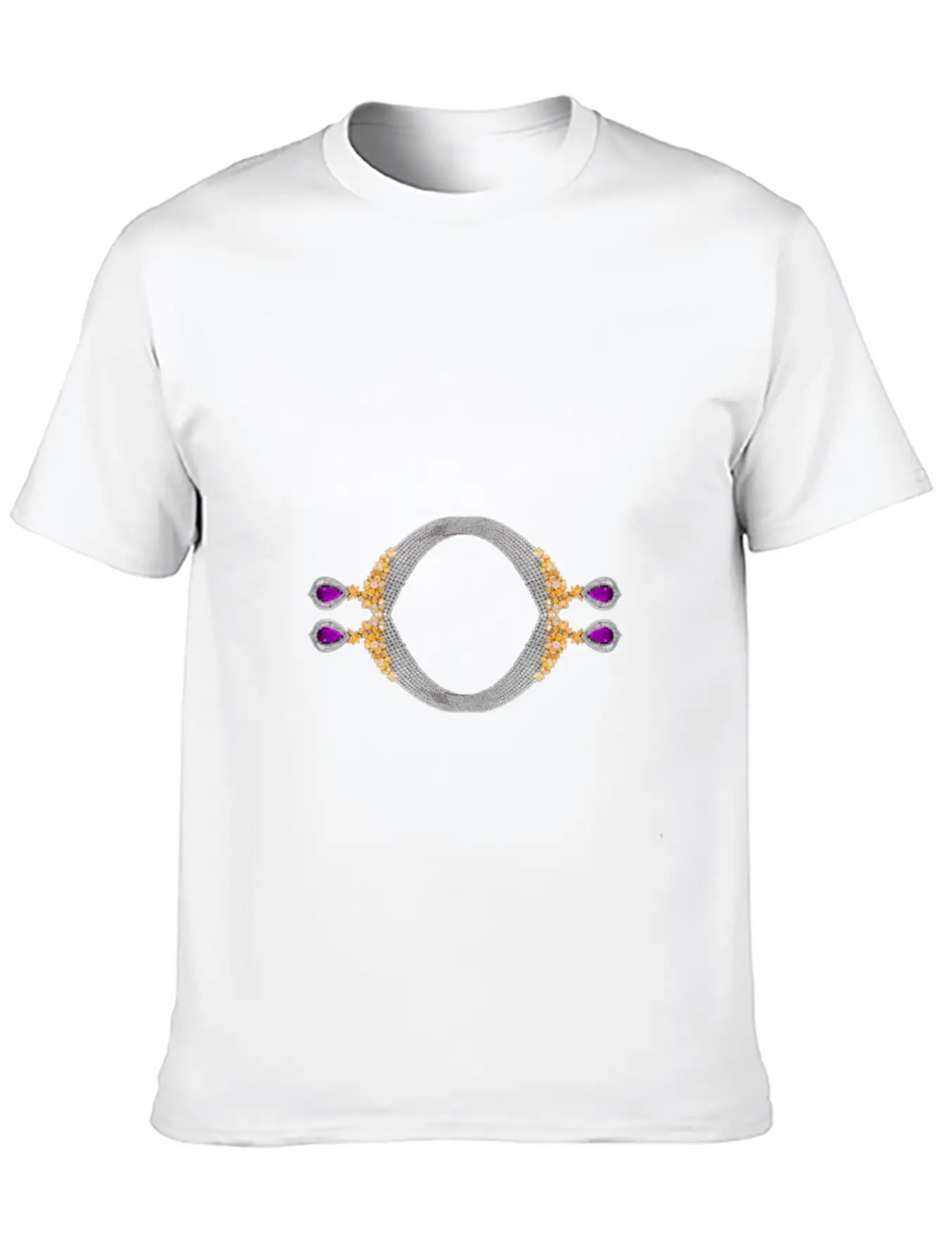 Jewelry Fashion Classic Cotton Tee – Unisex Comfort For Any Season
