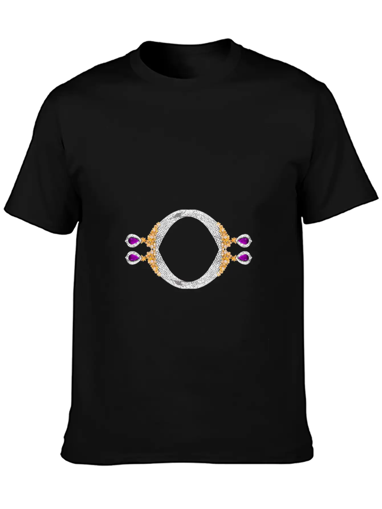 Jewelry Fashion Classic Cotton Tee – Unisex Comfort For Any Season
